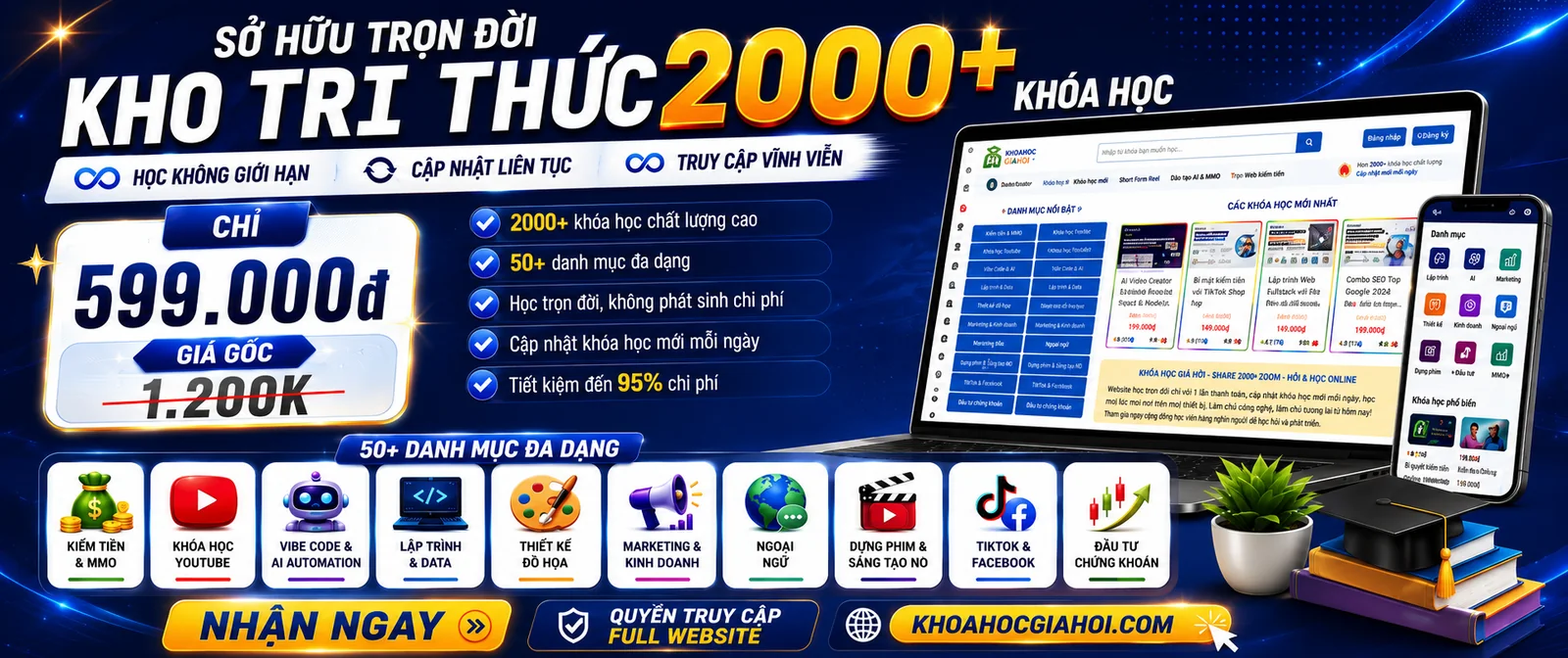 Giới thiệu kho khóa học Giá Hời 1